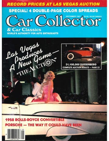 1986 CAR COLLECTOR AND CAR CLASSICS MAGAZINE 09 ENGELS, Nieuw, Author