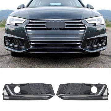 Mistlamp Grillen Audi A4 B9 2015-2019 S-Line RS-Look Zwart, Ophalen of Verzenden, Nieuw
