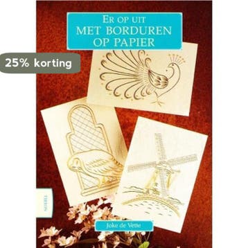 Er op uit met borduren op papier - J. de Vette 9789051218886, Verzenden, Gelezen, J. de Vette