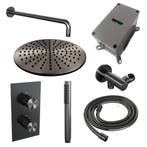 Brauer Gunmetal Carving Thermostatische Regendoucheset, Ophalen of Verzenden, Nieuw