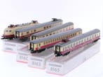 Schaal N Fleischmann 7376, 8160, 8162, 8163 en 8165 TEE t..., Hobby en Vrije tijd, Gebruikt, Gelijkstroom, Fleischmann, Overige typen