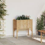vidaXL Verhoogd bed Bruin 70 x 35 x 70 cm Bamboe, Verzenden, Minder dan 60 cm, Nieuw, 60 cm of meer