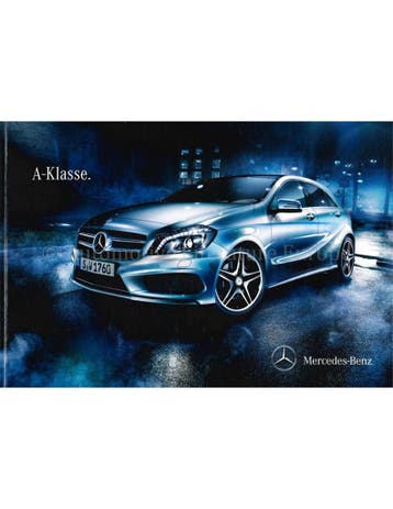 2014 MERCEDES BENZ A KLASSE BROCHURE DUITS, Nieuw, Author
