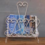 Franse brocante tijdschriftenhouder krantenbak unieke vondst, Antiek en Kunst, Curiosa en Brocante, Ophalen of Verzenden