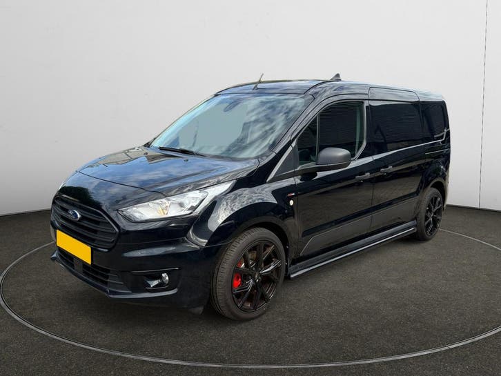 Ford Transit Connect 1.5 EcoBlue L2 Trend, Auto's, Bestelauto's, Dealer onderhouden, Lease, Zwart, Automaat, Overige kleuren, Ford
