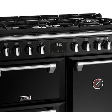 Stoves Richmond D900 DF GTG Deluxe 90 cm gasfornuis Zwart, Witgoed en Apparatuur, Fornuizen, Ophalen of Verzenden, Nieuw