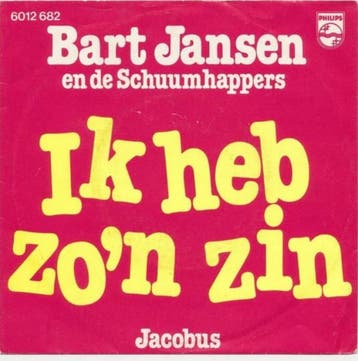 vinyl single 7 inch - Bart Jansen - n De Schuumhappers â., Verzenden, Zo goed als nieuw, 7 inch, Pop