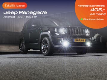 Jeep Renegade | Zakelijk Leasen vanaf 137,- p/mnd, Nieuw, Financial lease, Lease, Renegade