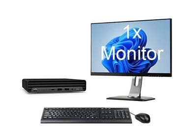 HP EliteDesk 800 G6 Mini i5 10e Gen incl. 1 Monitor +, Computers en Software, Desktop Pc's, Ophalen of Verzenden, Nieuw