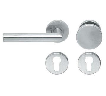 Knop/kruk op rozet Tessa links KL4 knop vlak + PC-plaatjes, Doe-het-zelf en Verbouw, Verzenden, Nieuw