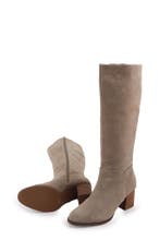 Nelson Laarzen in maat 38 Beige, Kleding | Dames, Schoenen, Hoge laarzen, Verzenden, Beige, Zo goed als nieuw