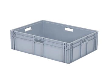 Stapelbak 800x600xH230mm gesl. 4 OH grijs, Ophalen of Verzenden, Nieuw
