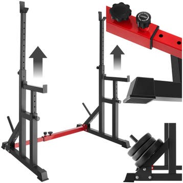 Squat rack Creed - zwart, Sport en Fitness, Fitnessmaterialen, Verzenden, Nieuw