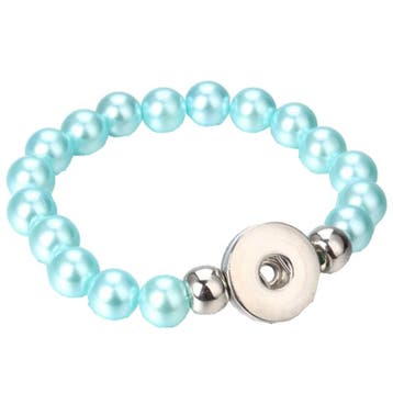 Fako Bijoux - Armband Voor Click Buttons - Kralen -, Verzenden, Nieuw