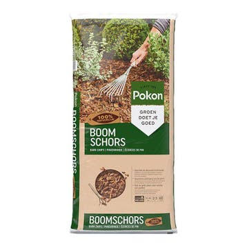 Pokon Verse Boomschors 15-40mm zak 60L, Ophalen of Verzenden, Nieuw