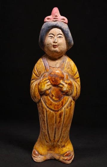 Replica van een oud-Chinees Terracotta Geglazuurd
