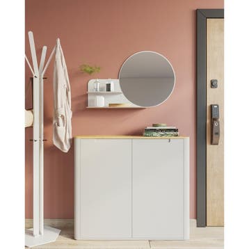 Gorillz Clever - Wit, Huis en Inrichting, Woonaccessoires | Spiegels, Verzenden, Nieuw
