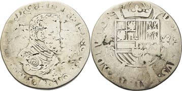 1/2 Ecu ohne Jahr Nederland-holland Philipp Ii 1555-1598, Verzenden
