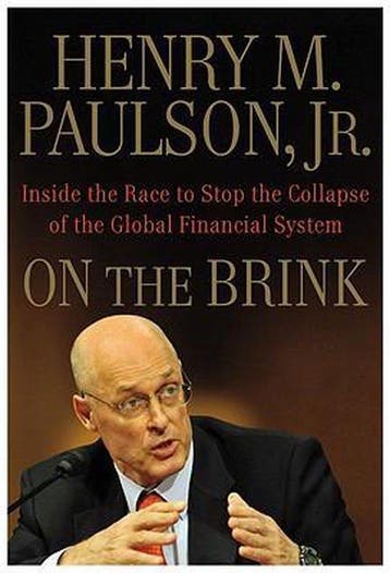 On the Brink - Henry M. Paulson 9780446561938, Verzenden, Gelezen, Henry M. Paulson