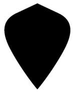 Ruthless – R4X Poly Kite - Zwart (Dart Flights), Ophalen of Verzenden, Nieuw, Pijlen