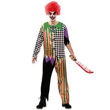 Creepy clown kostuum, Verzenden, Nieuw, Feestartikel