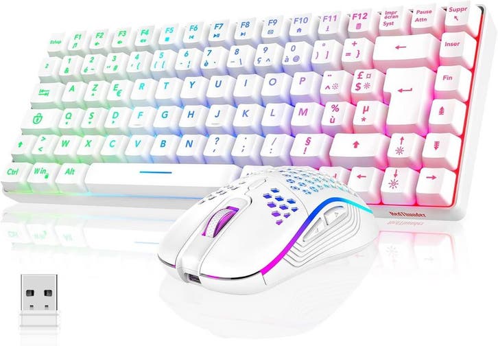 Draadloze Muis & Keyboard Set | Oplaadbaar | 29% KORTING, Computers en Software, Toetsenborden, Gaming toetsenbord, Draadloos