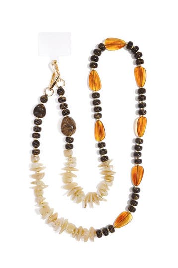 Goudlief Telefoonketting met kralen, eenvoudige acryl acc..., Verzenden, Nieuw