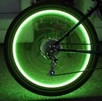 LED fietswiel verlichting - 20 LED - Groen, Fietsen en Brommers, Ophalen of Verzenden, Nieuw
