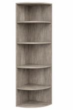 Hoppa! LBC42BGC1 Hoek Boekenkast 4 Niveaus van 50 voor 23, Met plank(en), Minder dan 50 cm, 100 tot 150 cm, Nieuw