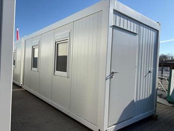 Kantoorunit - 6 x 2,5 mtr - 2 zijramen links, Ophalen of Verzenden