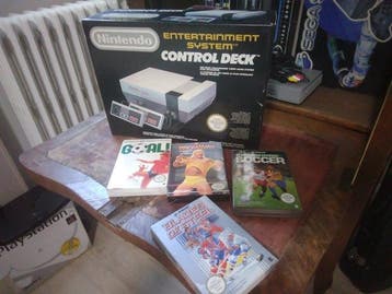 Nintendo - Nes - Videogameconsole + games - In originele, Nieuw