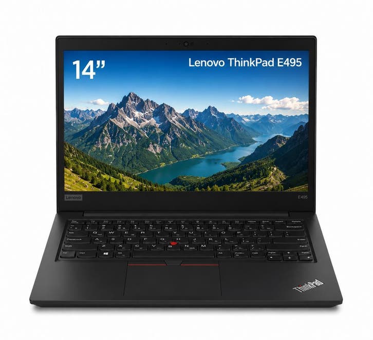 Lenovo ThinkPad E495 - AMD Ryzen 5 3500U, Computers en Software, Windows Laptops, 2 tot 3 Ghz, SSD, 14 inch, Qwerty, Refurbished