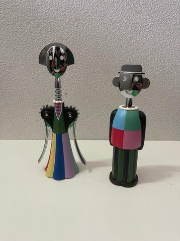Alessi - Alessandro Mendini - Kurkentrekker (2) - Alessi –, Antiek en Kunst, Antiek | Meubels | Stoelen en Banken