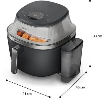 Philips Airfryer Single Basket 5000-serie met Stoomfunctie –, Ophalen of Verzenden, Zo goed als nieuw