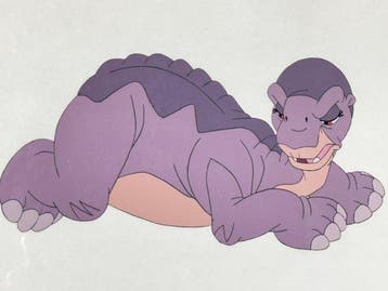 Don Bluth - Oorspronkelijke animatiecel van Littlefoot, zeer, Nieuw in verpakking