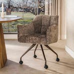 Armstoel Raster Hoven taupe, Huis en Inrichting, Ophalen of Verzenden, Nieuw