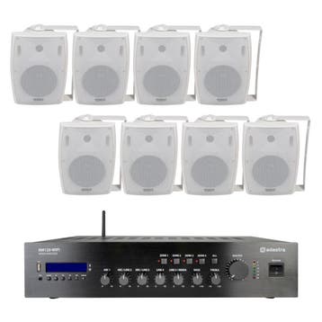 Horeca, Kantoor Of Winkel Geluidsinstallatie 8 Speakers En, Verzenden, Nieuw, Overige typen