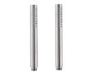 Veiling - 2x Beaux staafhanddouche Port geborsteld rvs, Nieuw