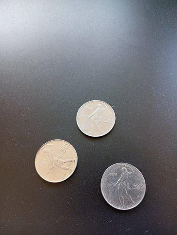 Italië, Republiek 50 Lire 1961/1963/1965 (Zonder