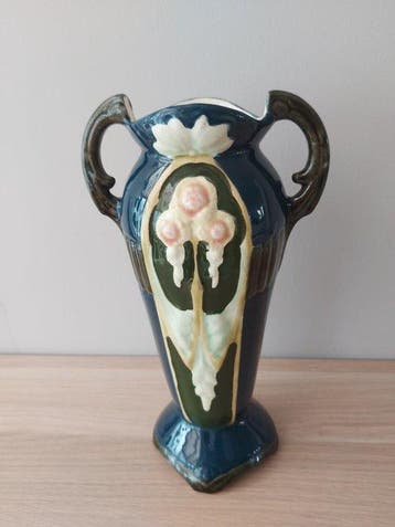 eichwald - Vaas - Majolica - jugendstill 31cm, Antiek en Kunst