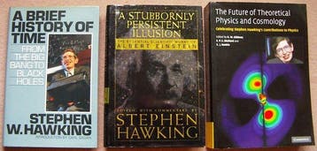 Stephen Hawking / Albert Einstein - 3 Science Editions on, Antiek en Kunst