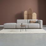 *WOONWINKEL* Rechte Bank Met Hocker Links Grijsmix, Huis en Inrichting, Banken | Bankstellen, Verzenden, Nieuw