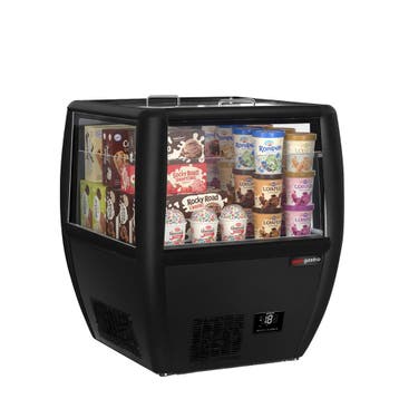 GGM Gastro | Vrieseiland - 772x833mm - 87 liter - glazen |, Verzenden, Nieuw, Inbouw