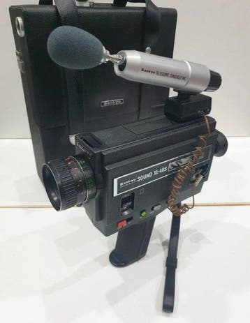 Sankyo XL-40S super 8 | original telescópic micro phone |
