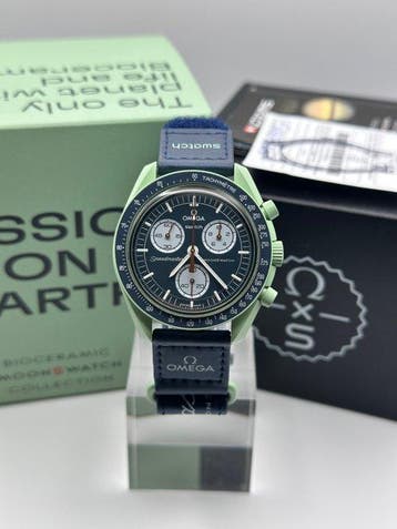 Omega x Swatch - MoonSwatch - Mission on Earth - Zonder, Nieuw