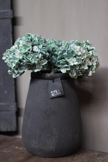 Namaak groene Hortensia small flowers 47 cm, Ophalen of Verzenden, Nieuw