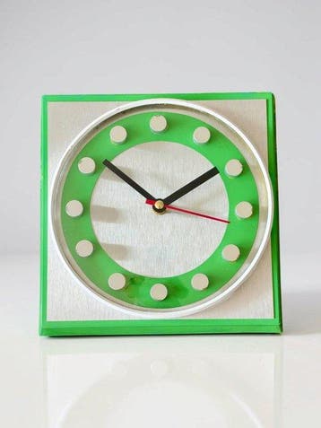 Wandklok - Juwelier Hörl Prototype - Mid-century modern, Antiek en Kunst