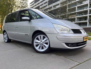Nette Espace 2.0i Turbo Automaat 2008 Tv Dvd Leer Pc Inr Mog, Auto's, Automaat, Gebruikt, Grijs, Euro 4