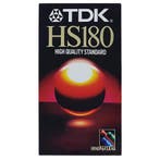 TDK HS180 VHS Videoband / Videocassette 180 Minuten 3 Uur (P, Verzenden, Nieuw