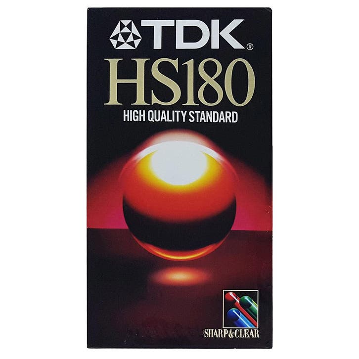 TDK HS180 VHS Videoband / Videocassette 180 Minuten 3 Uur (P, Audio, Tv en Foto, Fotografie | Fotostudio en Toebehoren, Nieuw